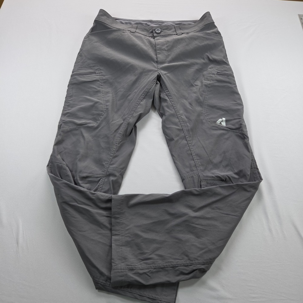 Eddie Bauer First Ascent Guide Pro Pants Men 34x32 Grey Hiking Stretch Utility